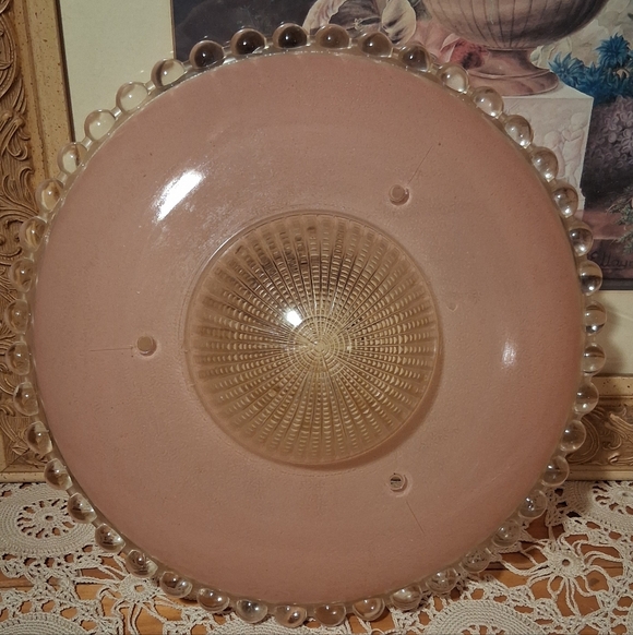 Pink Ceiling Light Fixture - Picture 1 of 2